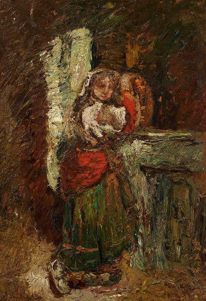 Jeune fille à la fontaine circa 1880 1882