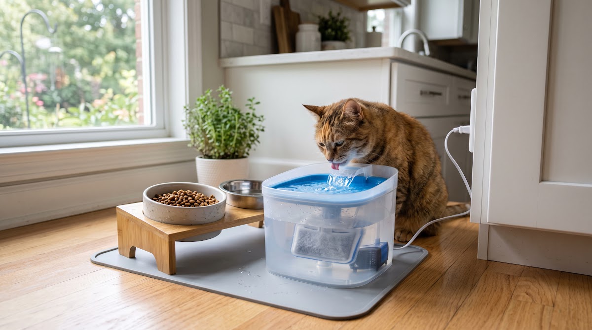 Best Cat Water Fountains for Indoor Cats (2026) - BEST BUDGET — IN CONTEXT