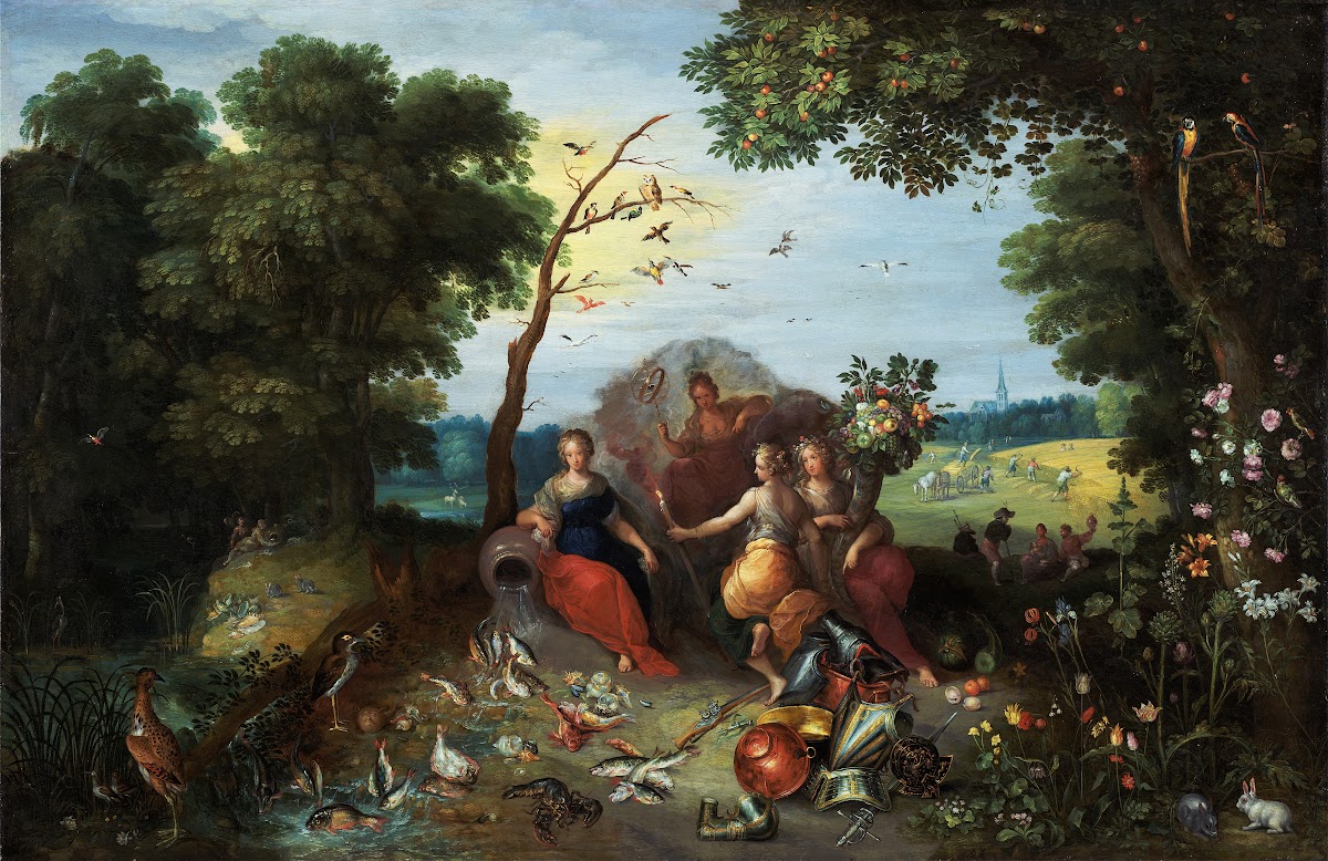 Landscape with Allegories of the Four Elements 1635