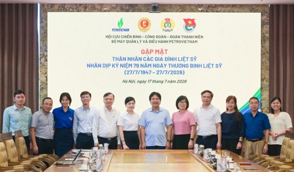 Petrovietnam gặp mặt tri ân thân nhân liệt sĩ Đại học Dầu khí Việt Nam