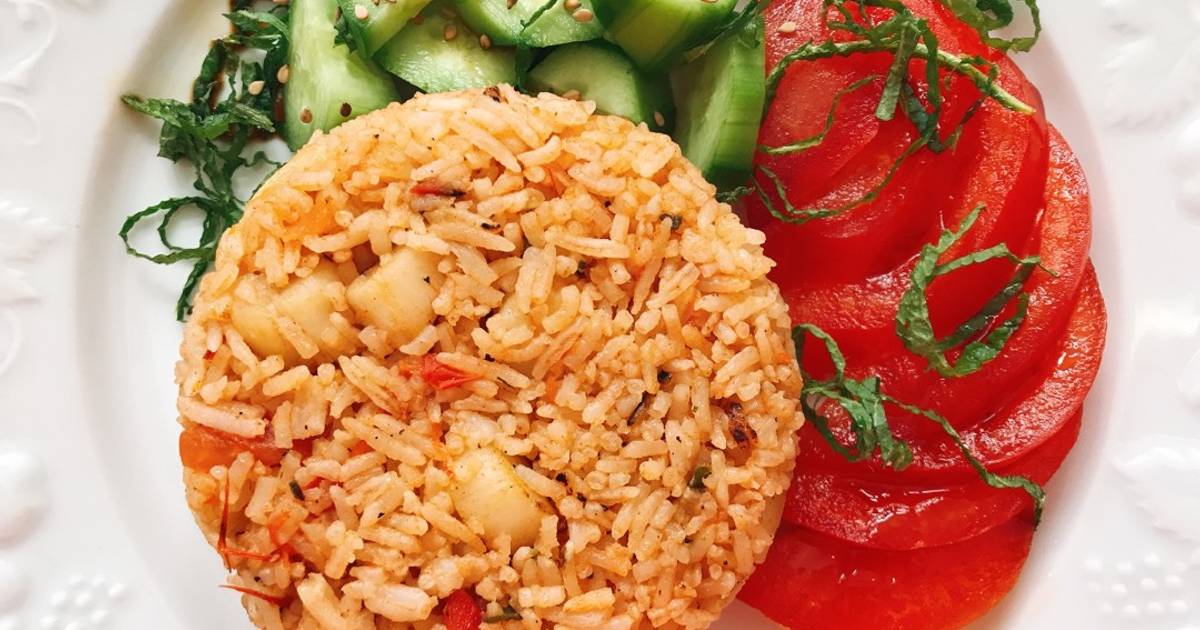 Cơm Chiên Cà Chua & Cồi Sò Điệp