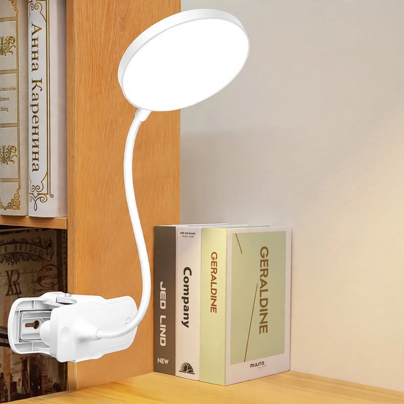 LED Clamp Lamp for Studying and Reading