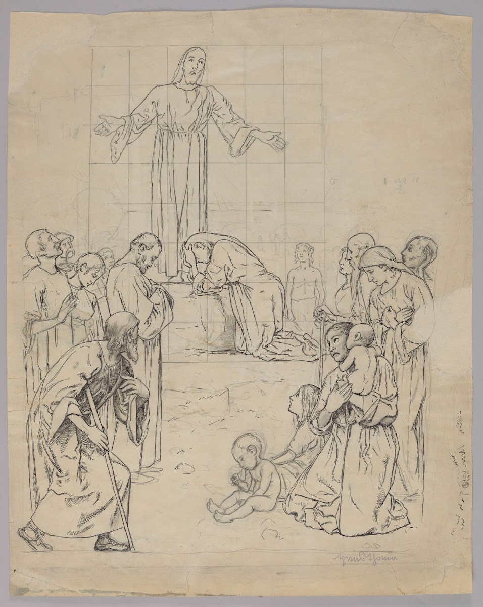 Design for the Painting Christ as the Teacher 1906   1908