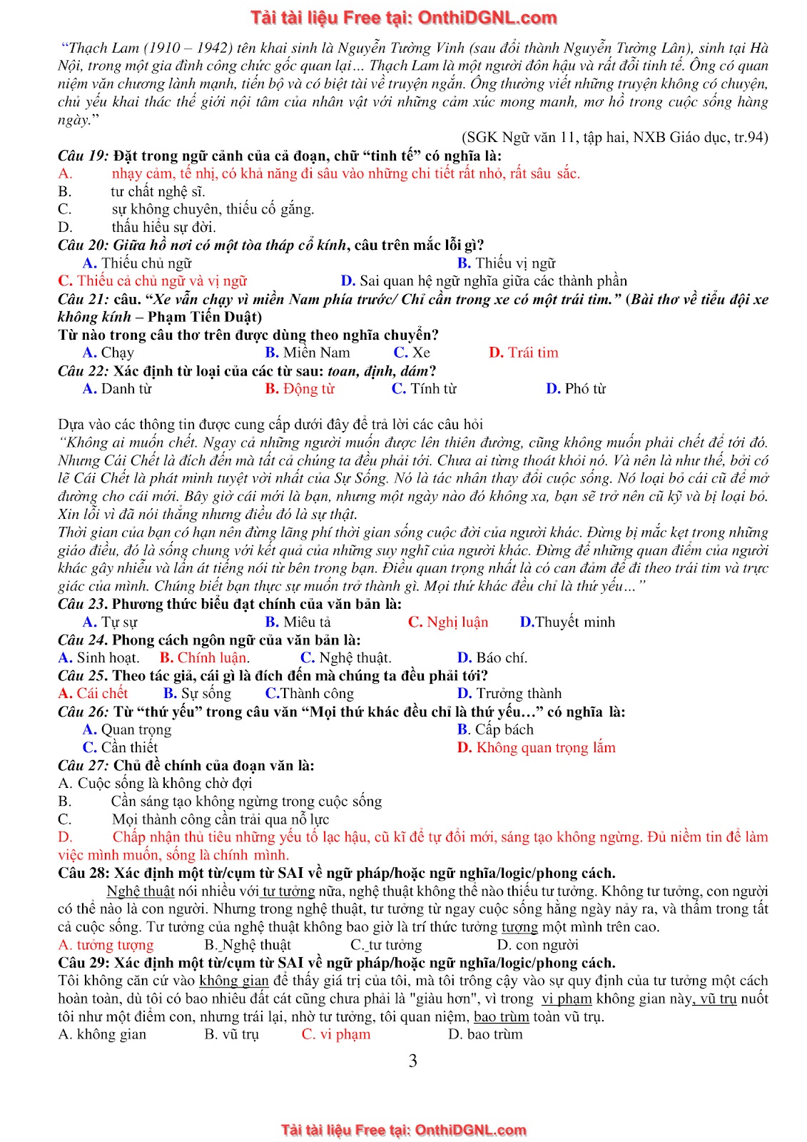 39 Đề ôn HSA - ĐỊnh tính