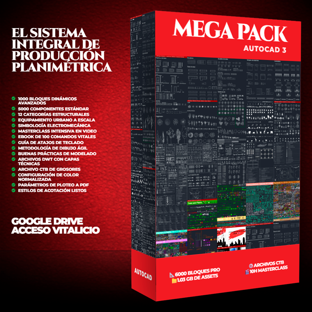 Mega Pack AutoCAD 3