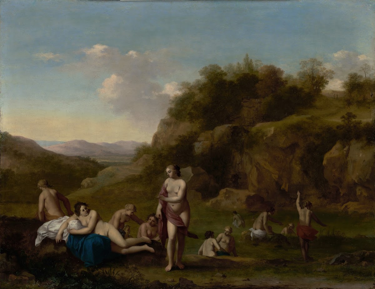 Landscape with Bathing Nudes about 16401650