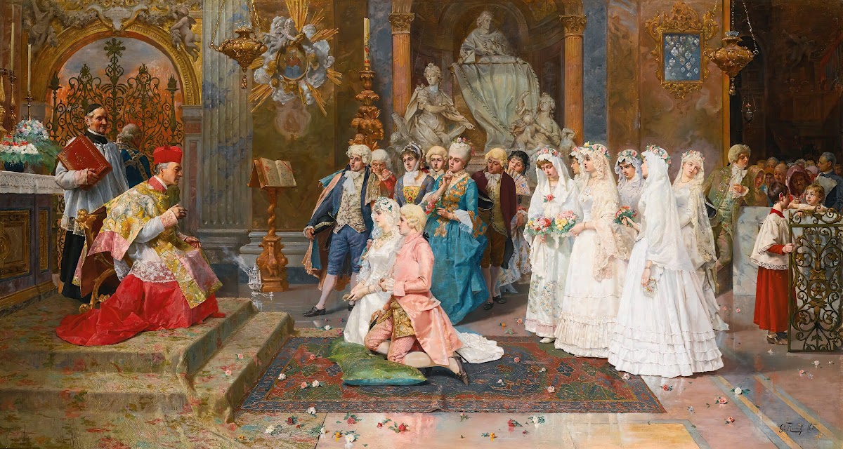 The wedding 1885