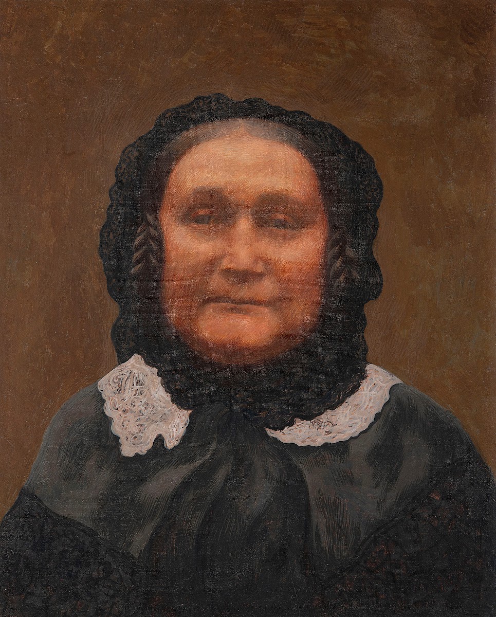 Portrait of Teodora Piłsudska née Butler grandmother of Marshal Józef Piłsudski
