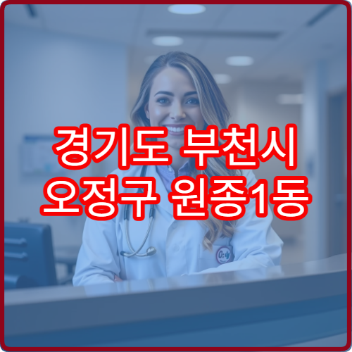 경기도 부천시 오정구 원종1동 설날 명절 연휴 당직 약국 응급 상황 대비 심야 운영 약국