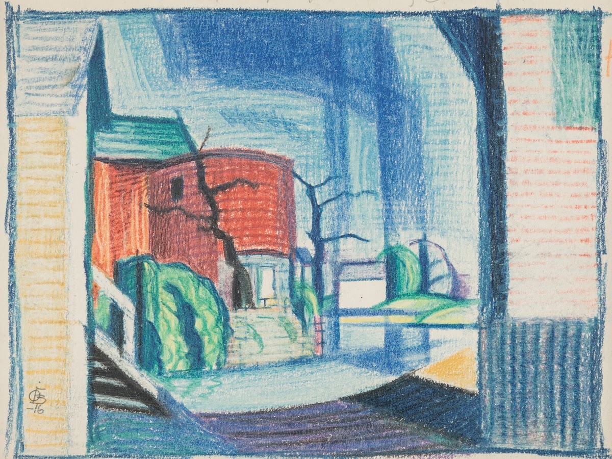 Study for Canal Port Rockaway 1916