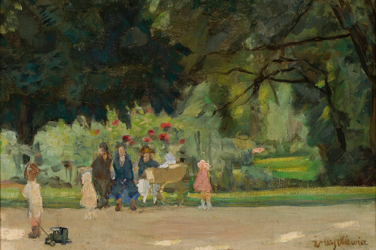 Planty Park in Kraków 1905