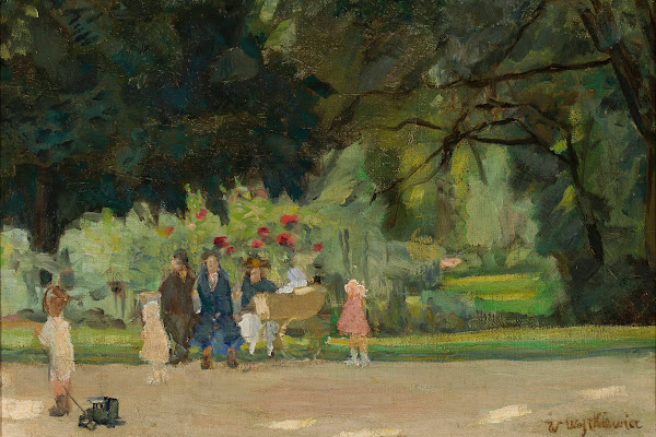 Planty Park in Kraków 1905