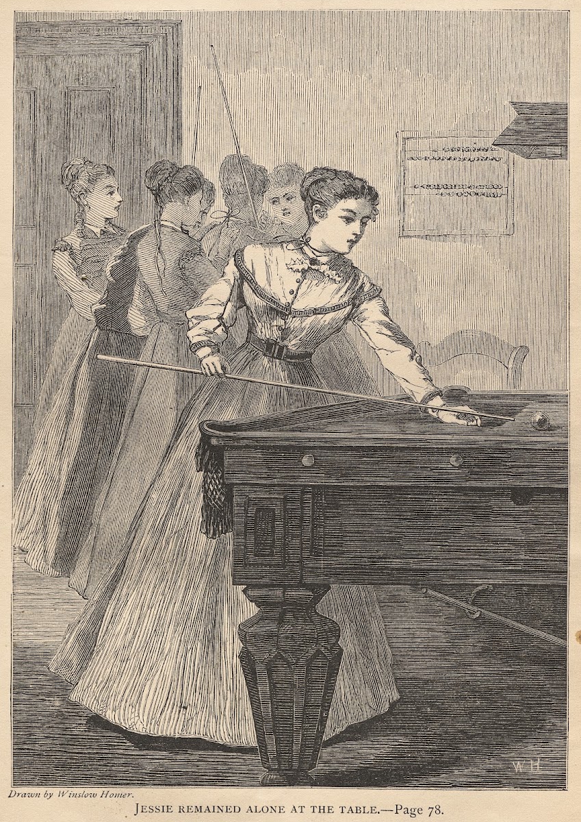 Jessie Remained Alone at the Table 1868