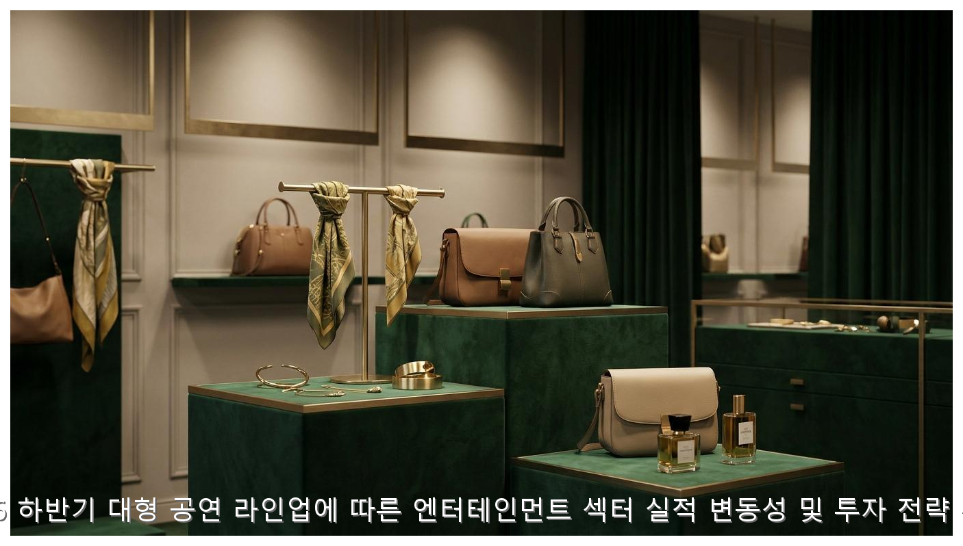 2026 하반기 대형 공연 라인업에 따른 엔터테인먼트 섹터 실적 변동성 및 투자 전략 분석 핵심 안내 및 분석 인포그래픽 (5)