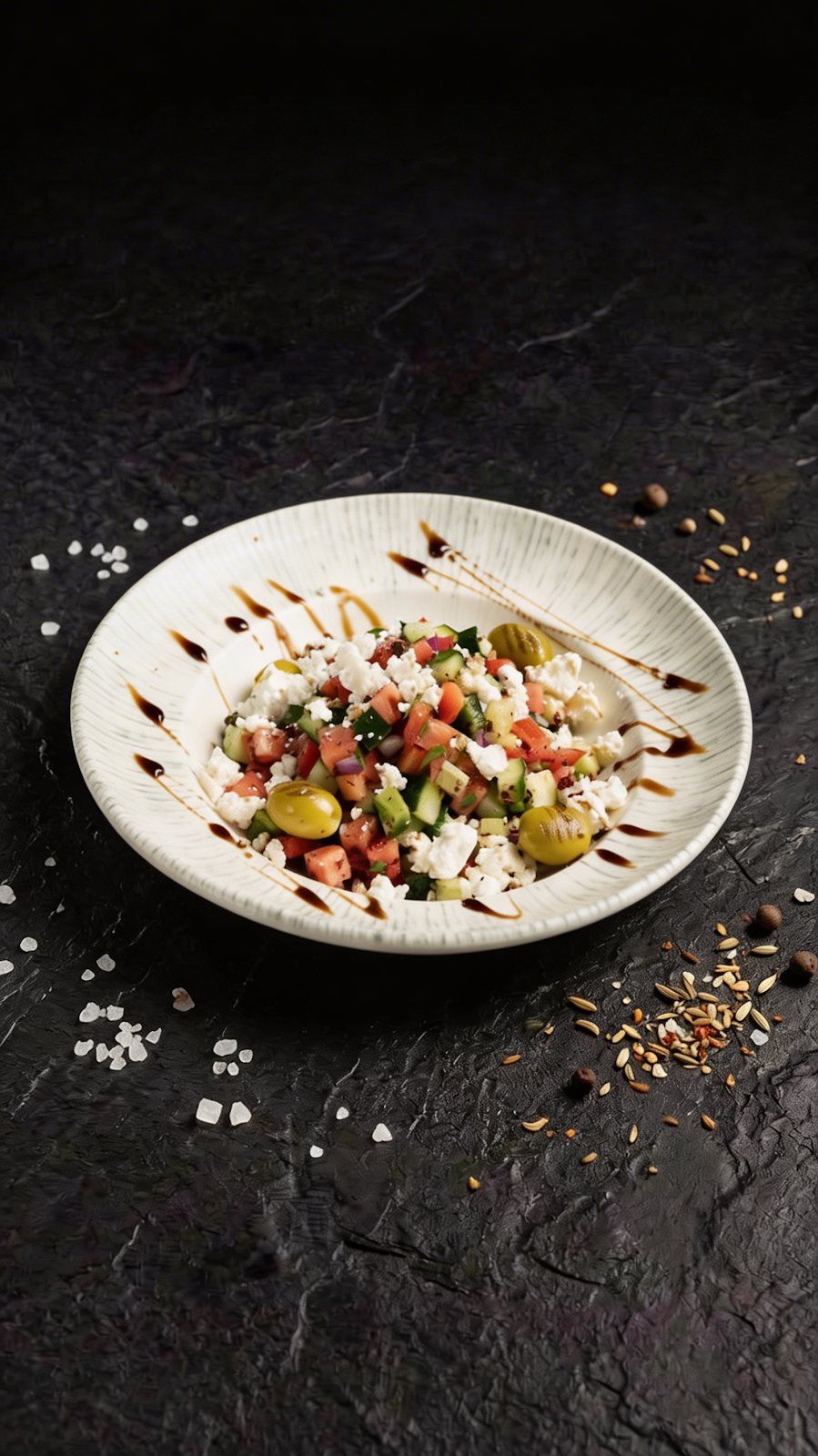 Shepherd's with feta cheese dish