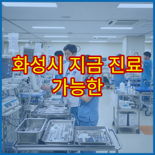 화성시 지금 진료 가능한 소화기내과 위염·속쓰림 검사 야간 병원