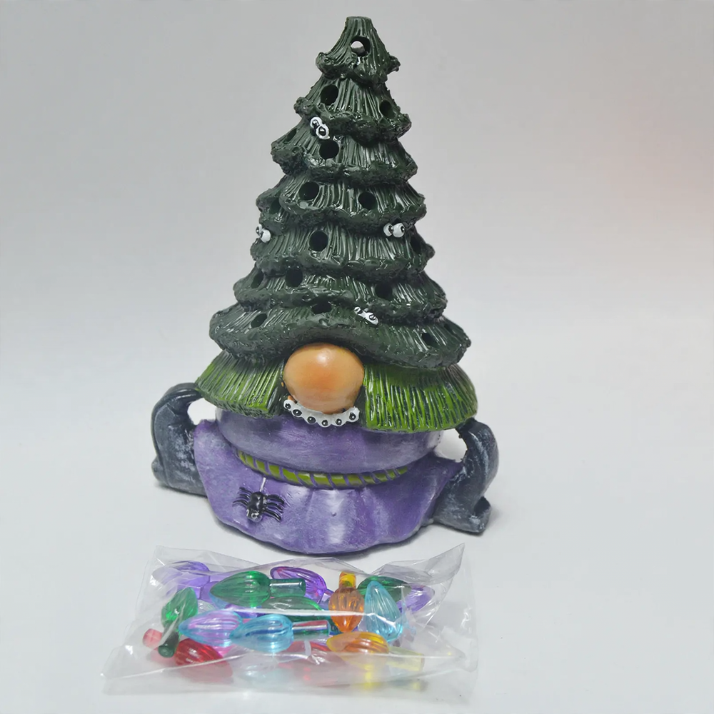 Christmas Gnome Sculpture made of Resin
