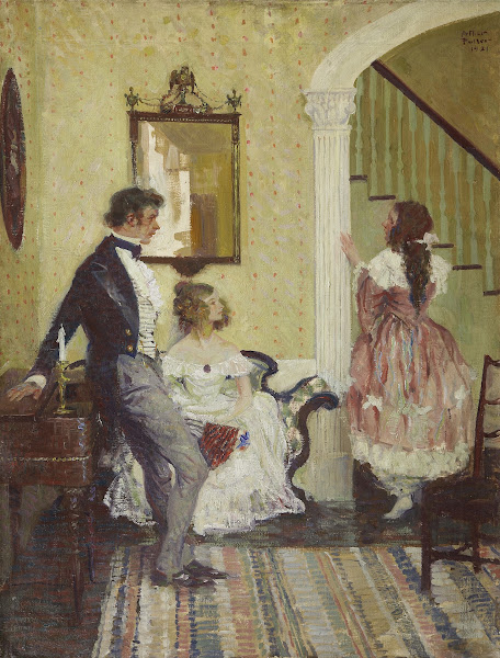 People in a Parlor 1921