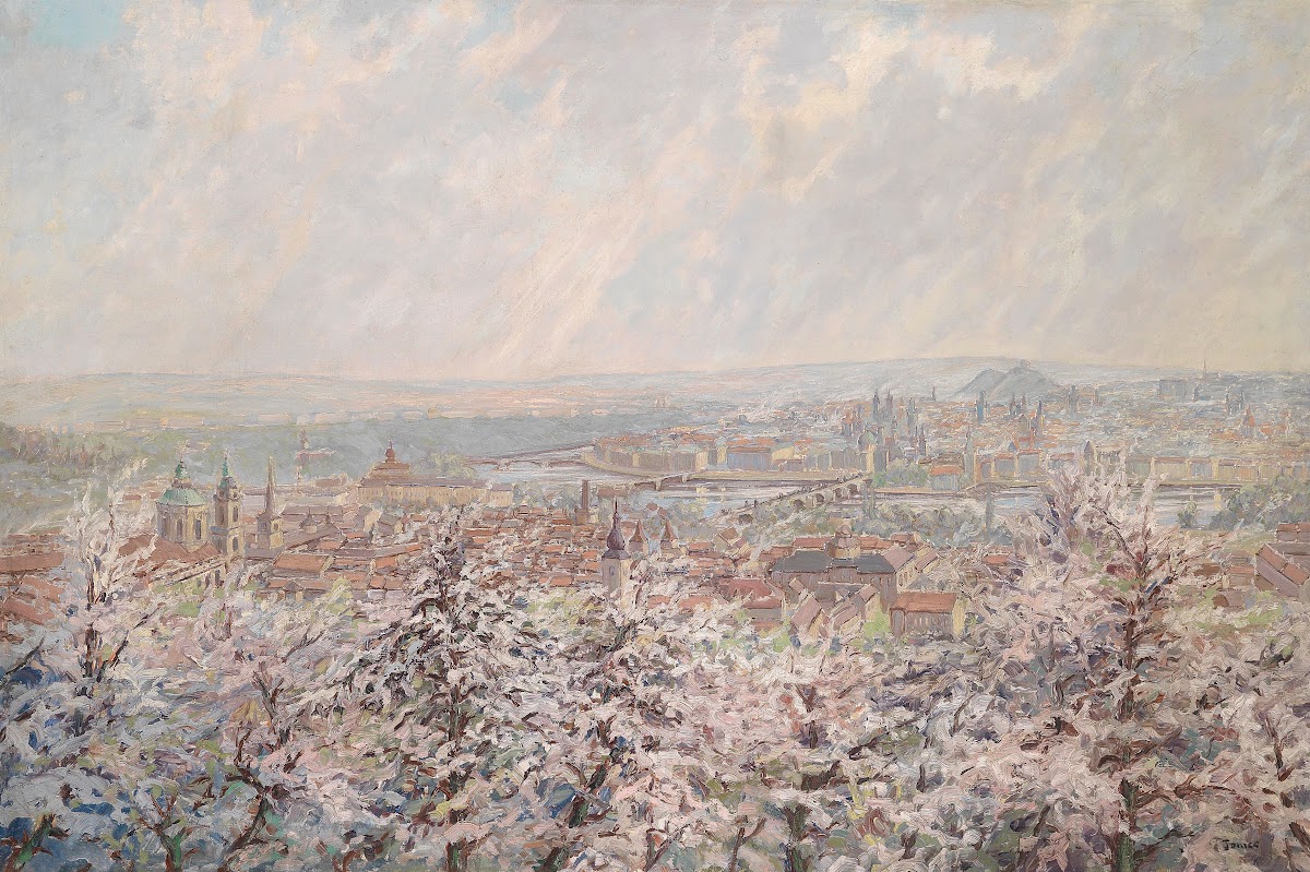 Panorama Prahy i Petrina