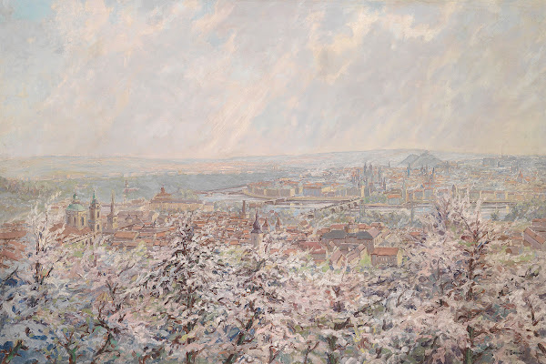 Panorama Prahy i Petrina
