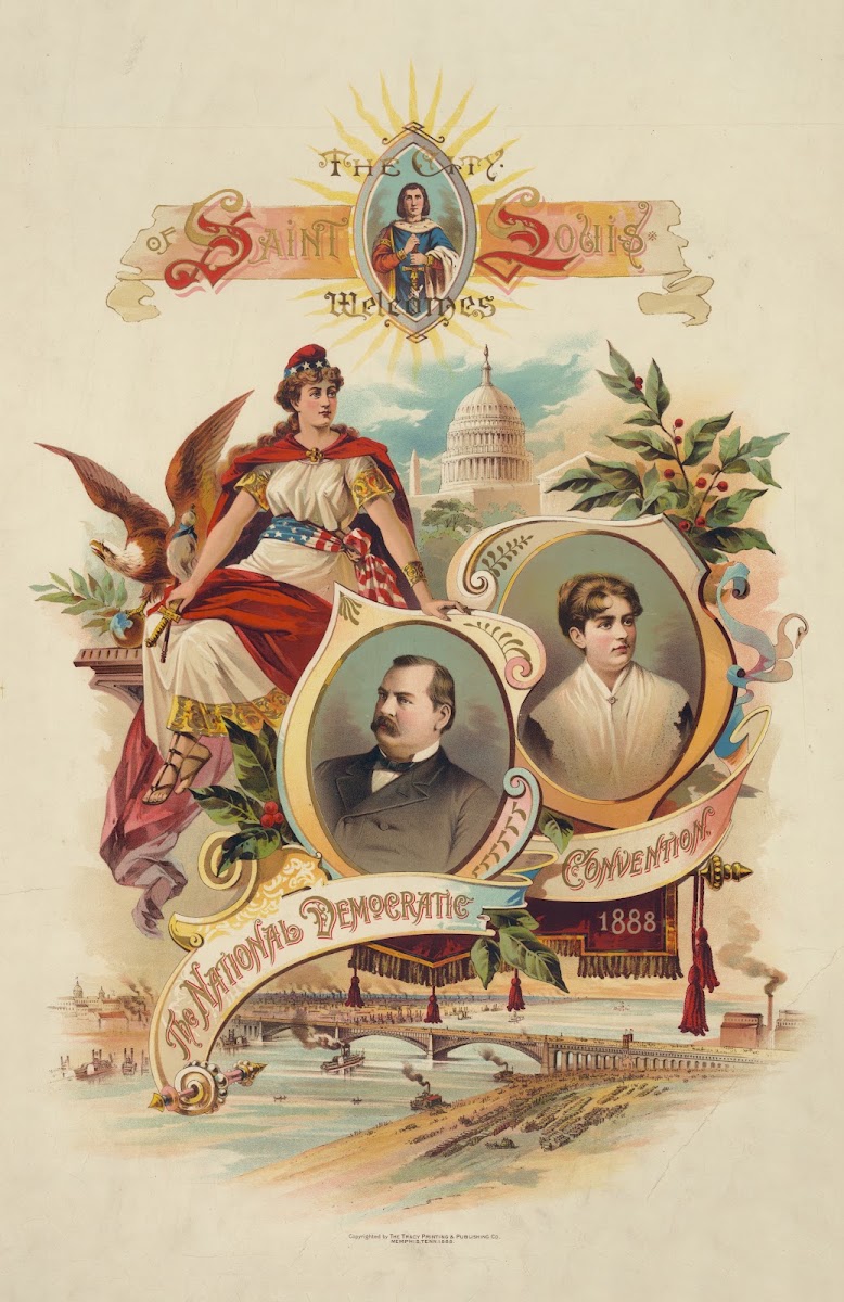 The City Of Saint Louis Welcomes The National Democratic Convention 1888 1888