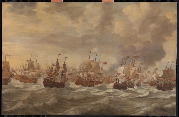 Episode from the Four Days Naval Battle 11 14 June 1666 in or before 1672