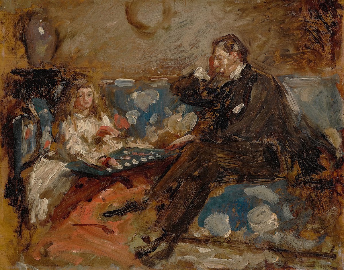 Hugh Hammersley and his daughter Eve