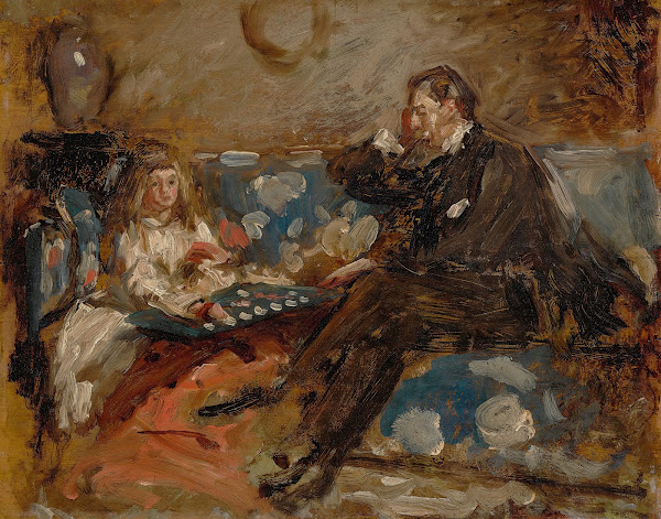 Hugh Hammersley and his daughter Eve