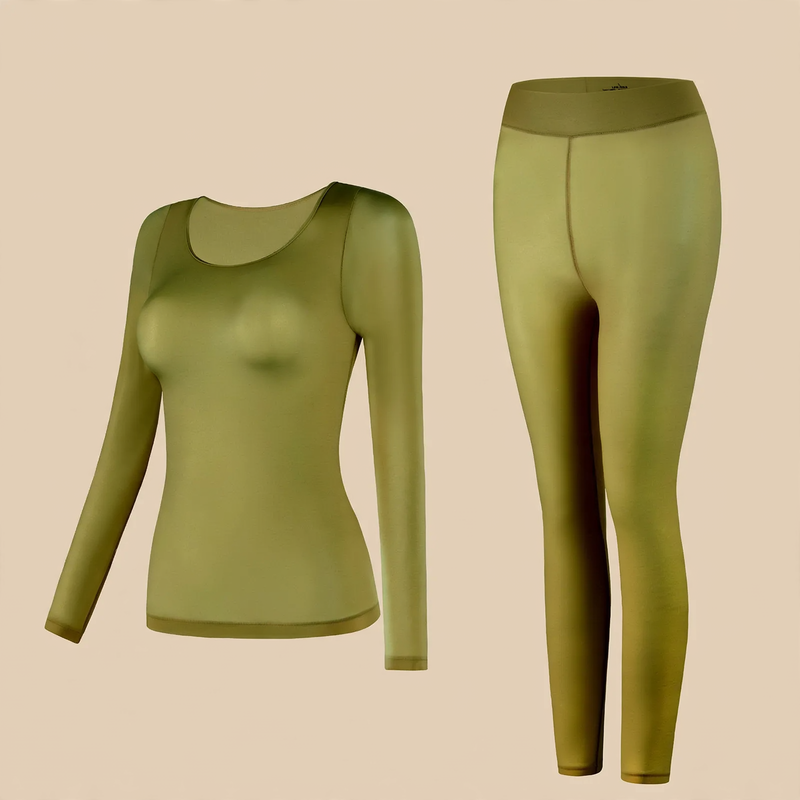 Damen-Thermo-Set, ultradünn, wärmend