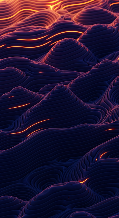 Abstract 3D Wave Pattern