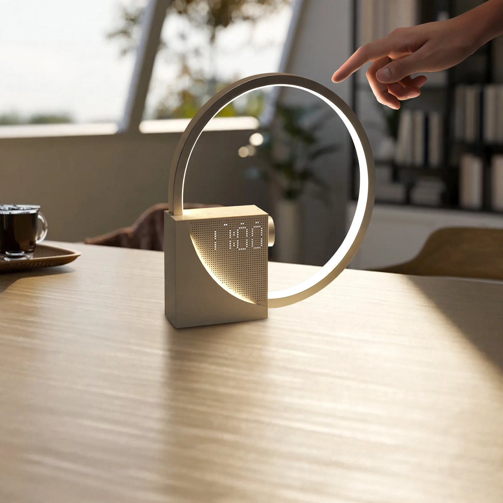 Multifunctional AJ300D Wake-Up Light with USB Charging Function