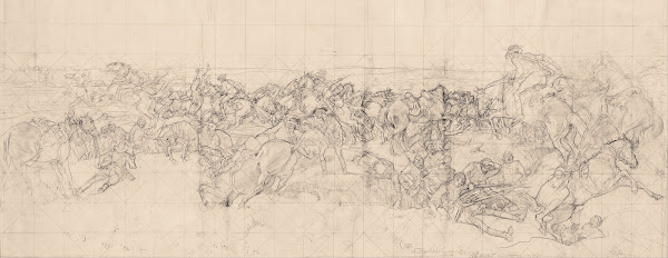 The charge of the 4th Light Horse Brigade at Beersheba 1920