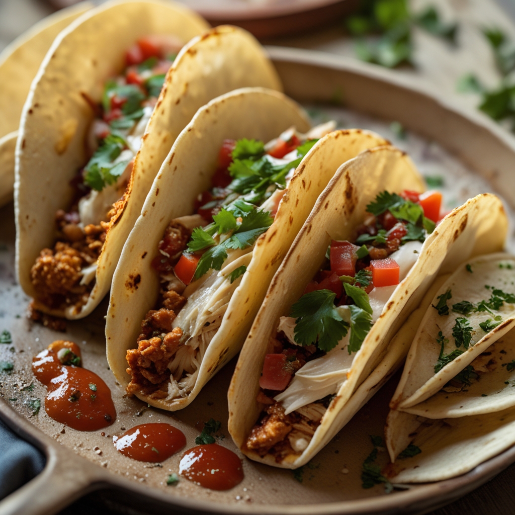 Best White Chicken Chili Tacos Recipe – Easy & Homemade Flavor finished