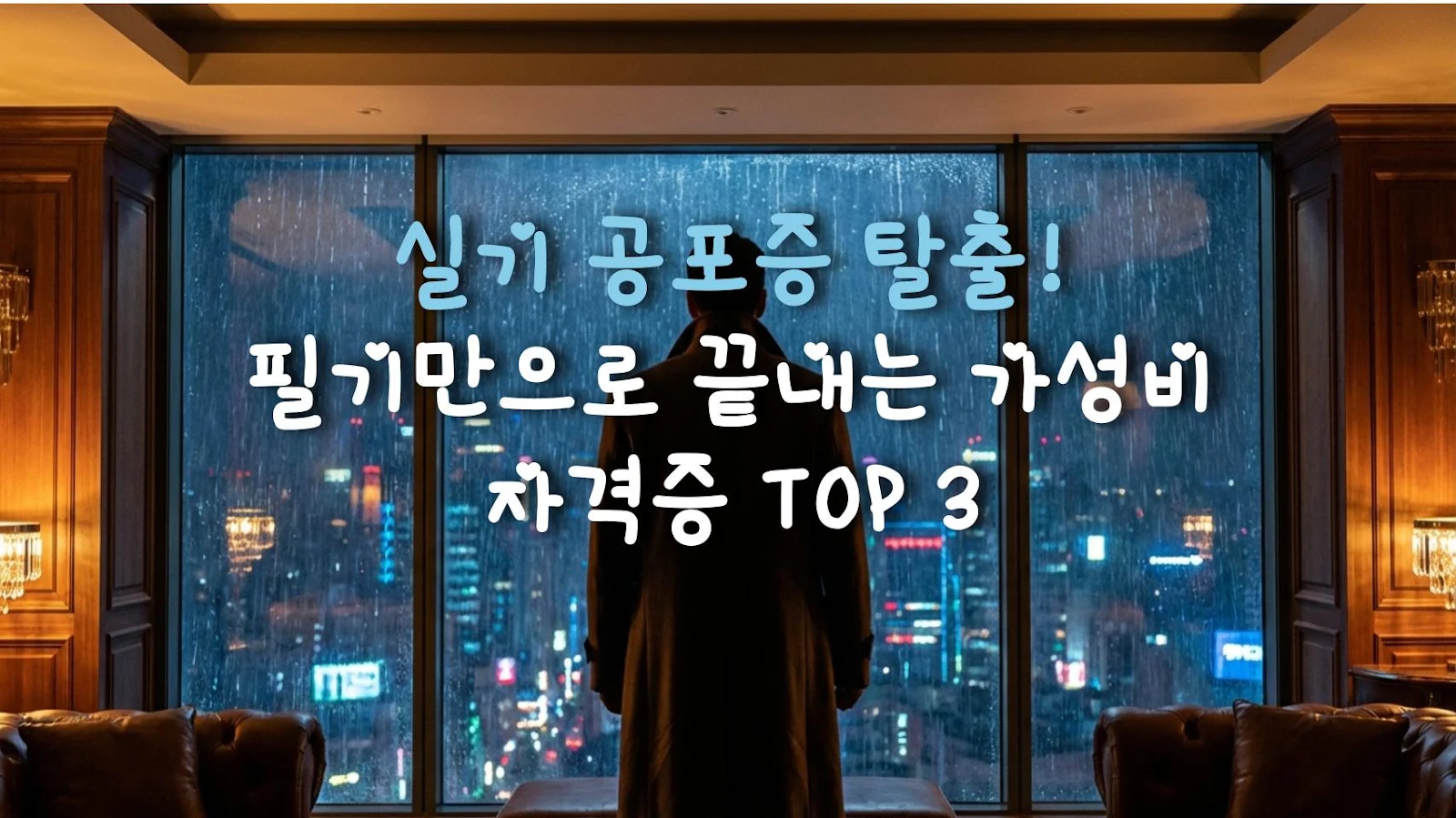 실기 공포증 탈출! 필기만으로 끝내는 가성비 자격증 TOP 3