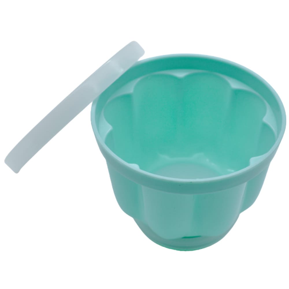 Set de moldes para gelatina chicos de plástico Distinto™ color menta, 6 piezas