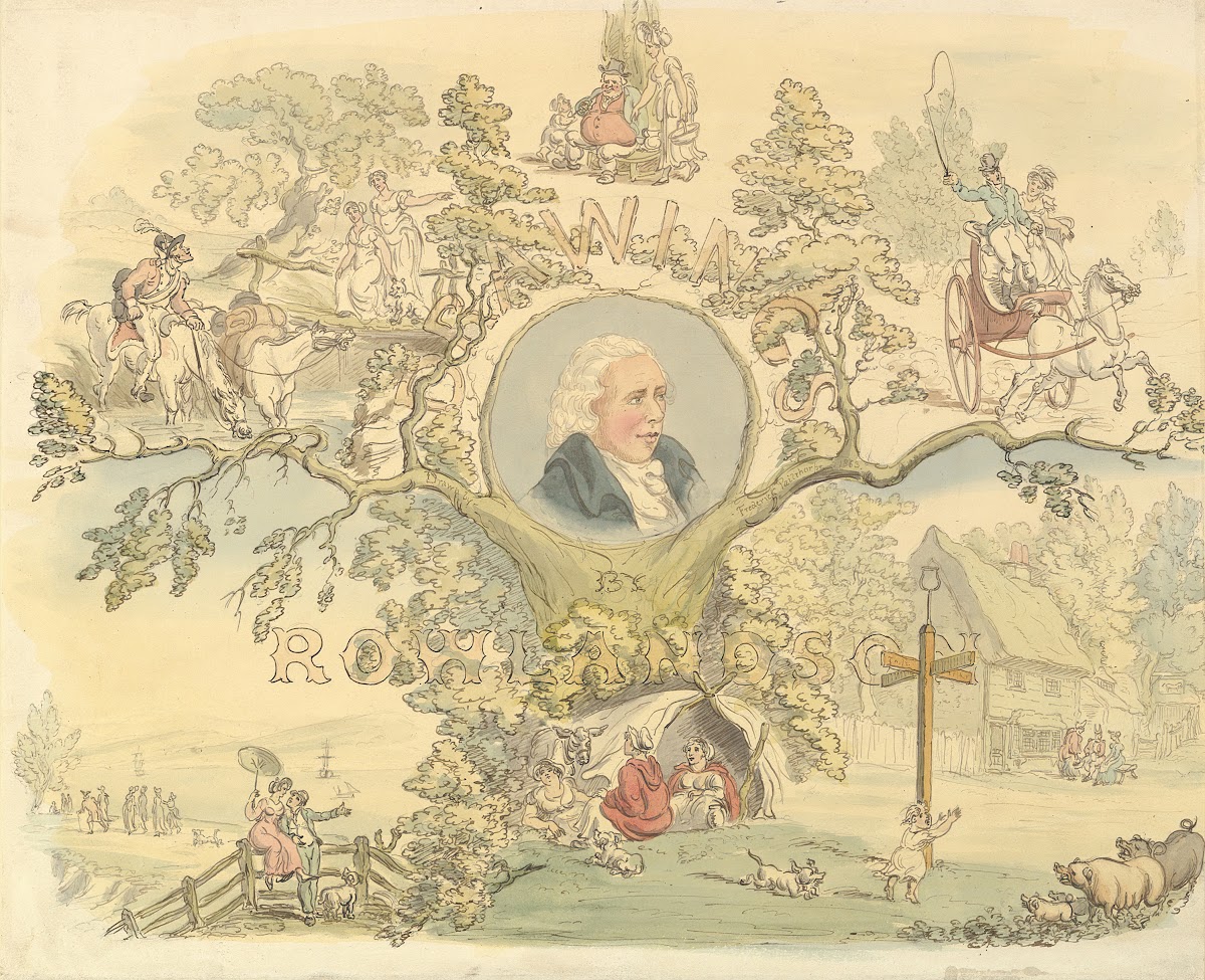 Design For A Titlepage In The Manner Of Rowlandson 18581914