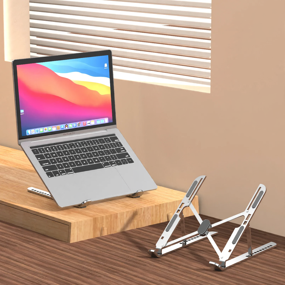 Aluminium-Laptop-Ständer, 10-stufig verstellbar
