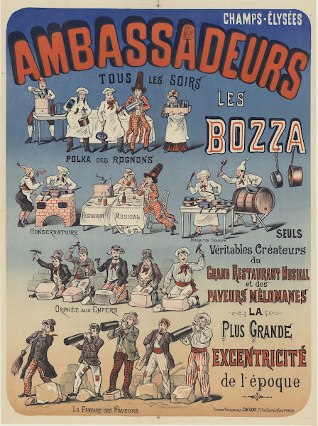 Champs Élysées Ambassadeurs Tous les soirs Les Bozza 1885