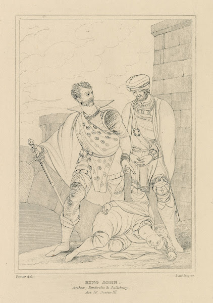 King John act 4 scene 3 Arthur Pembroke Salisbury  c 19th century