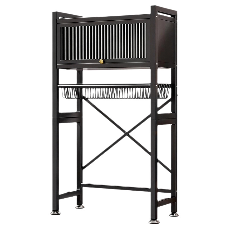 Steel Shelf for Washing Machine, 2–3 Levels with Doors