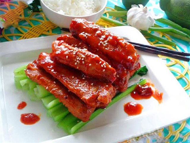 Sườn Rim Chua Ngọt Ngon Cơm