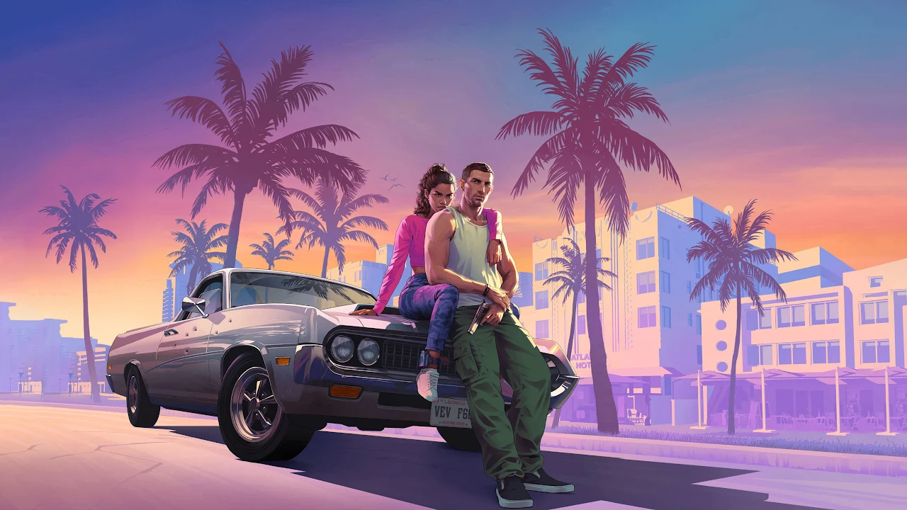 Grand Theft Auto VI, GTA 6, Without Logo, Official,  Trailer 2K Desktop Wallpaper