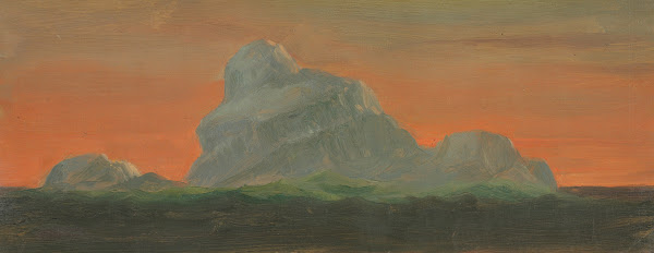 Iceberg Against Evening Sky 1859
