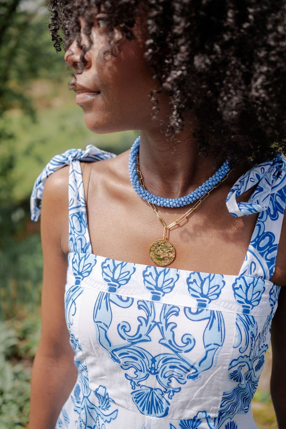 Part of the Lisi Lerch team wearing Pearl in Fontana Aqua
