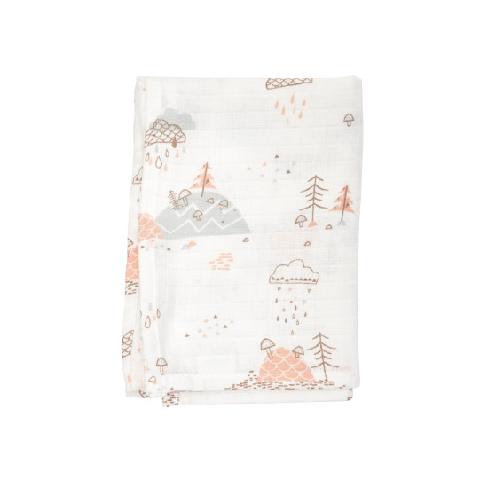 Пелюшка Twins муслінова 110х75 Ліс