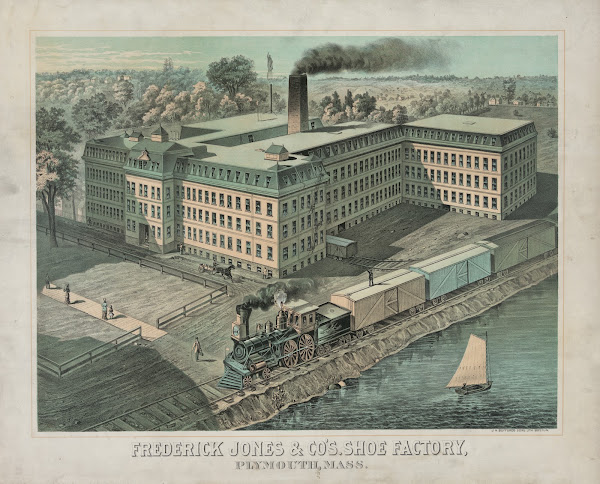 Frederick Jones  Cos shoe factory Plymouth Mass