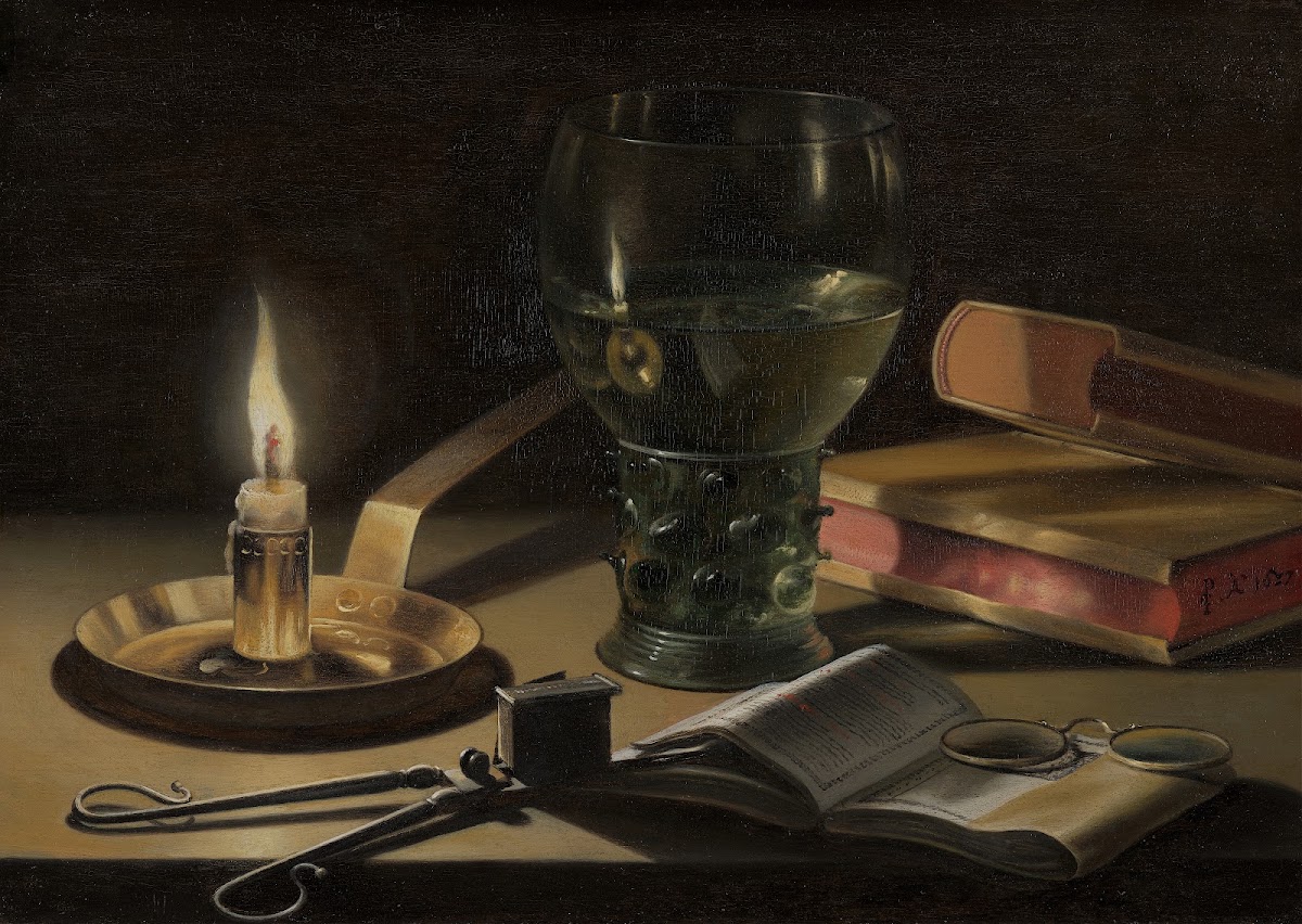 Still Life with Lighted Candle 1627