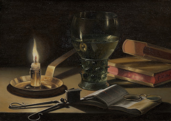 Still Life with Lighted Candle 1627