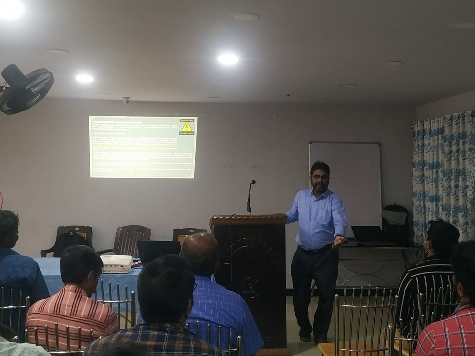 Electrical Safety Class for Kottayam Region Asianet Staff
