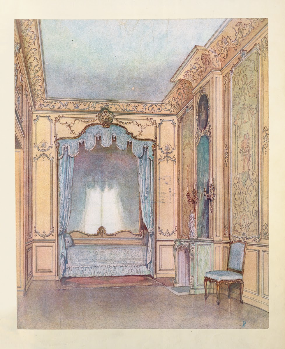 Chambre a coucher composée daprés celle de Ninon de Lenclos 1907